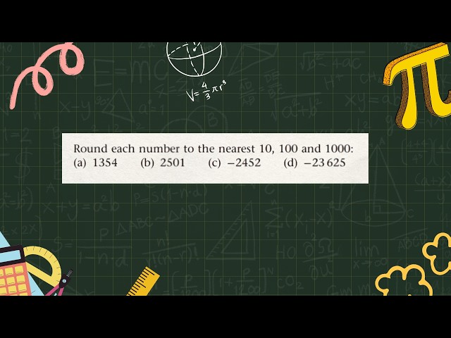 How to Round Numbers to the Nearest 10, 100, and 1000 | Step-by-Step Math