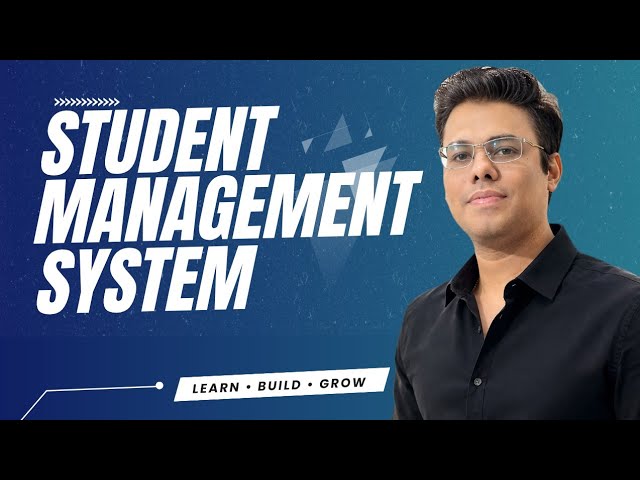 Python Mini Project | Student Management System | Python Fundamentals #10