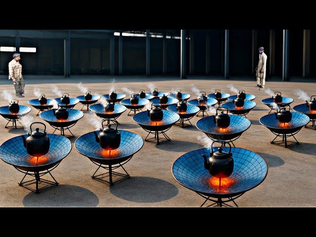 Power of the Sun ☀️ | Amazing Solar Cooker Factory