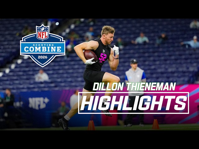 Dillon Thieneman's 2026 NFL Scouting Combine Workout (jump)