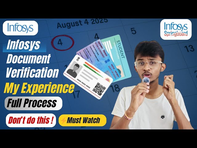 Infosys Springboard 6.0 Document Verification ✅ Full Experience + Step-by-Step Guide