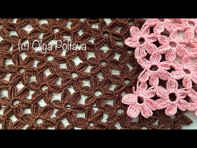 How to Crochet Flower Stitch, Crochet Video Tutorial