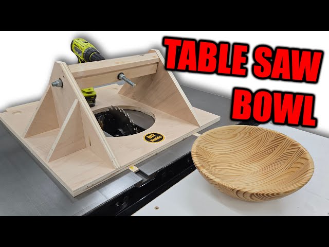 How to Make a Bowl with a Table Saw
