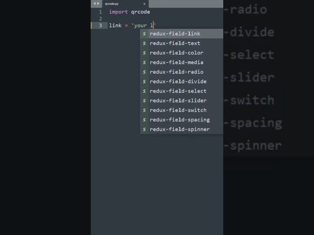 EASIEST WAY to generate QR CODE! #programming #python #coding #tutorial
