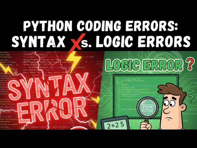 Python Coding Errors Explained: Syntax vs. Logic Errors