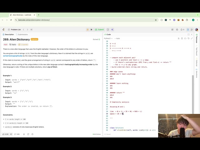 Alien Dictionary (LeetCode)