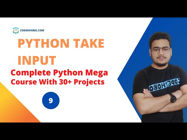 How to take user input in python. CoderHobo