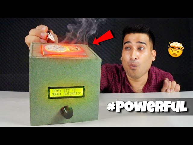 मिनटों का काम सेकंडों में - How To Make Desoldering Hot Plate At Home? 🔥