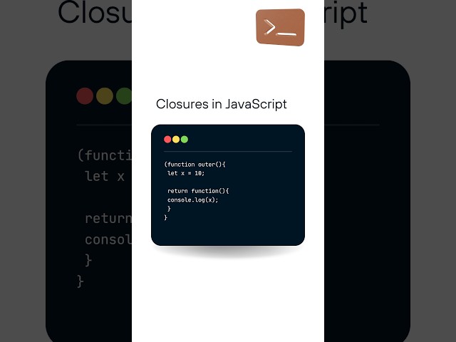 🚨 The #1 JavaScript Interview Question: CLOSURES.  Here is how it actually works in 30 seconds.