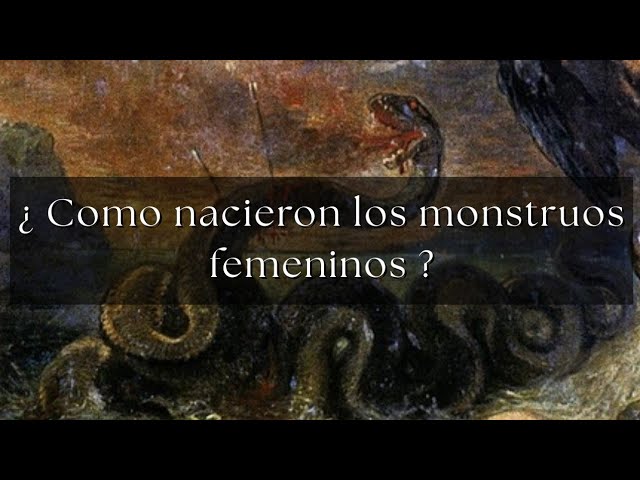 Tiamat and Python: How were female monsters born?