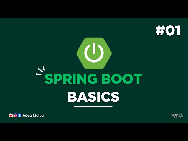 Spring Boot Basics in 10 Minutes