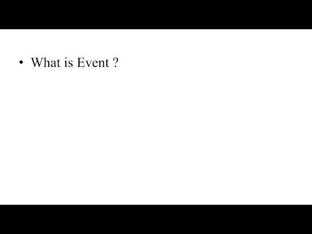 What is Event and Event Handling in Java Applet (Hindi)