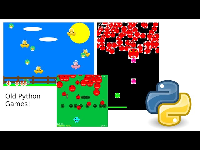 Old Python Games I made from 4-5 years ago