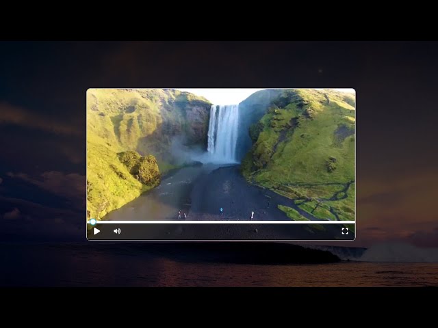 How to Make a VIDEO PLAYER using HTML & CSS  & Vanilla JavaScript