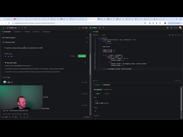 Leetcode 128. Longest Consecutive Sequence