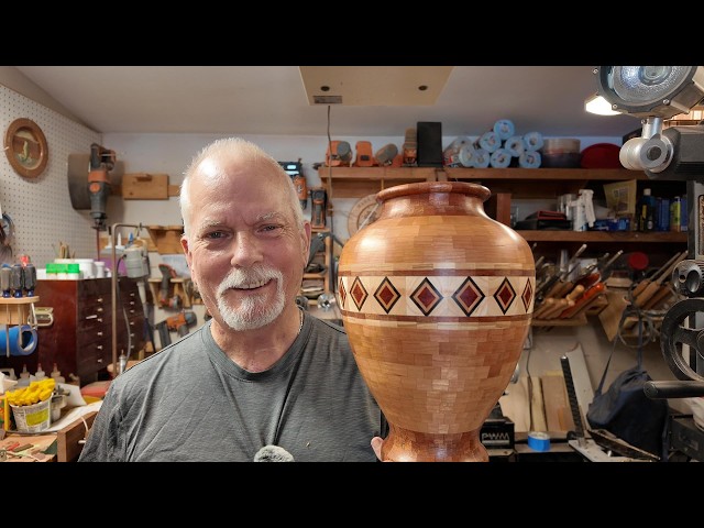 Segmented Diamond Vase