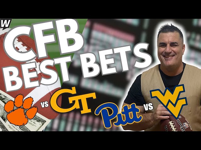 College Football Week 3 Best Bets | Clemson vs Georgia Tech | Pitt vs West Virginia