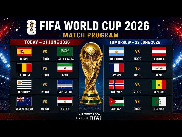 Ki program mynta ka sngi bad lashai ka sngi  fifa World Cup 2026