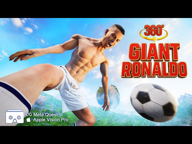 Can You Survive This Giant Ronaldo Kick? [VR 360°]