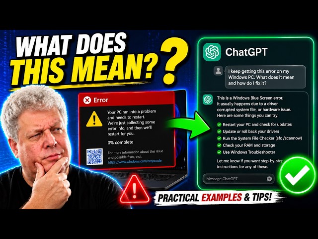 Using ChatGPT to Troubleshoot Computer Problems: Practical Examples & Tips