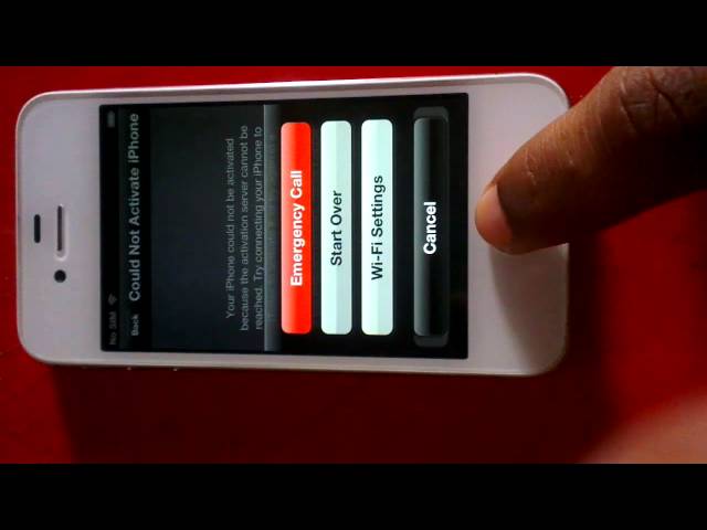 ACTIVATE IPHONE 4S  WITHOUT SIMCARD