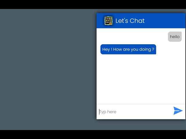 how to create chatbot using html and css and javascript ||  chat box in html css & javascript |
