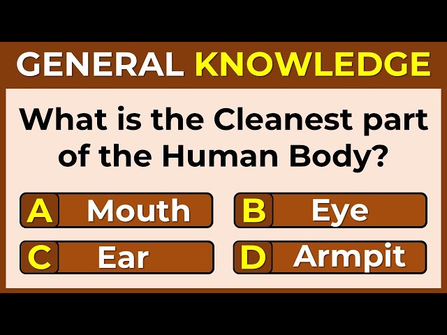 How Good Is Your General Knowledge? Take This 55-Question Quiz To Find Out! #challenge 245