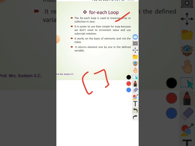 for-each loop in Java