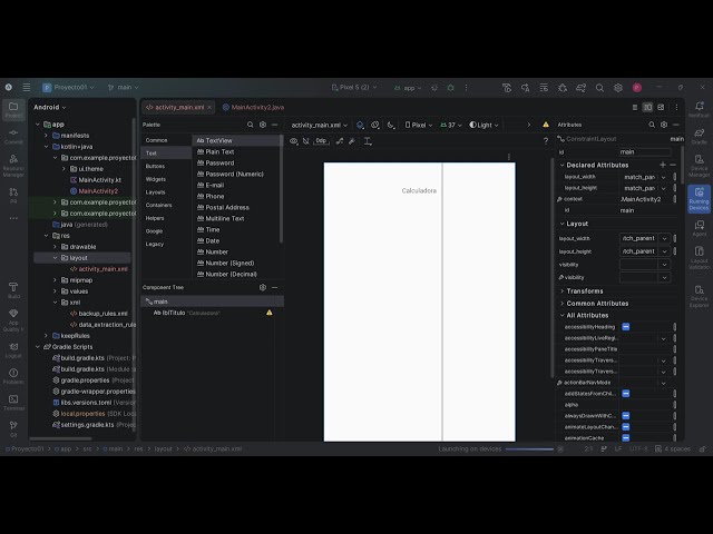 Curso Android Studio 04: Agregar Elemento TextView al View