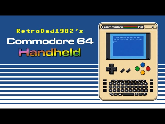 I built my own Handheld Commodore 64 Emulator :-)
