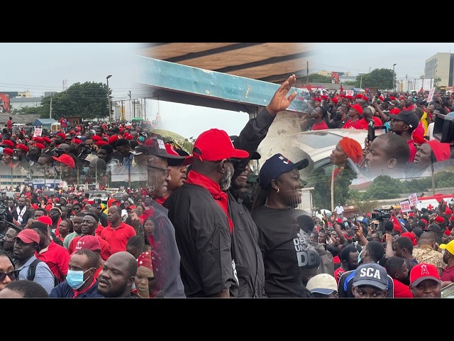 🚨 NPP "Democracy Under Attack" Demonstration | Massive Protest Over Governance and Democratic Concer