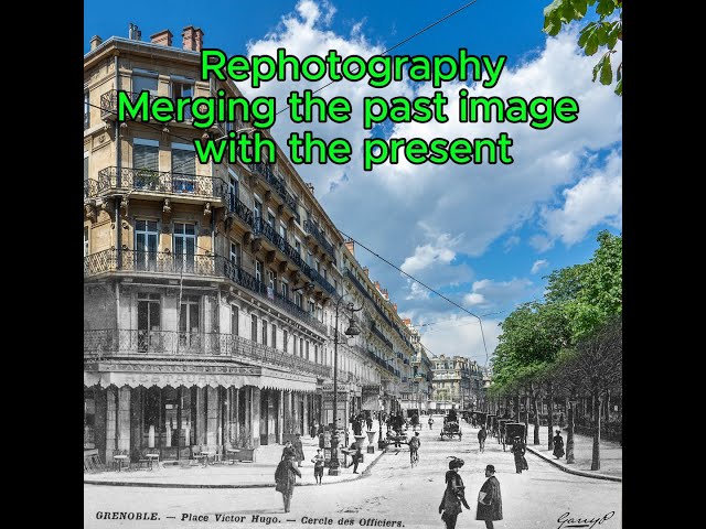 Merging the past images with the present for stunning results