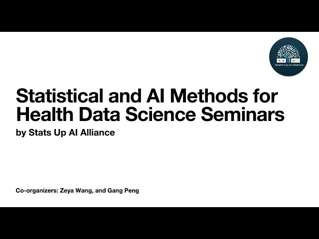 Statistics, Machine Learning & AI for Mass Spectrometry Imaging | Dr. Olga Vitek