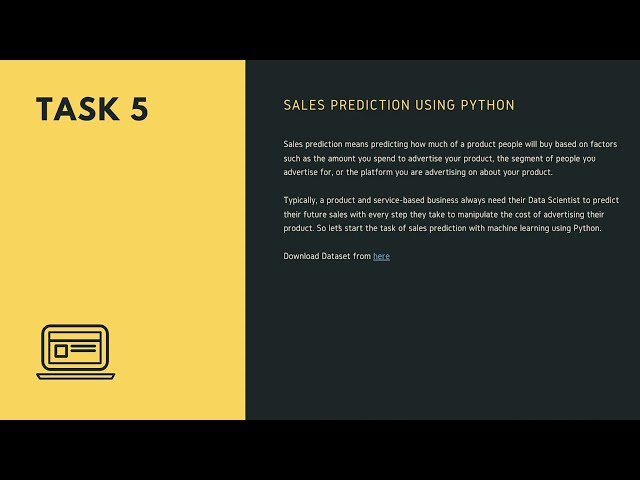 Sales Prediction Using Python | Oasis Infobyte | Data Science Project