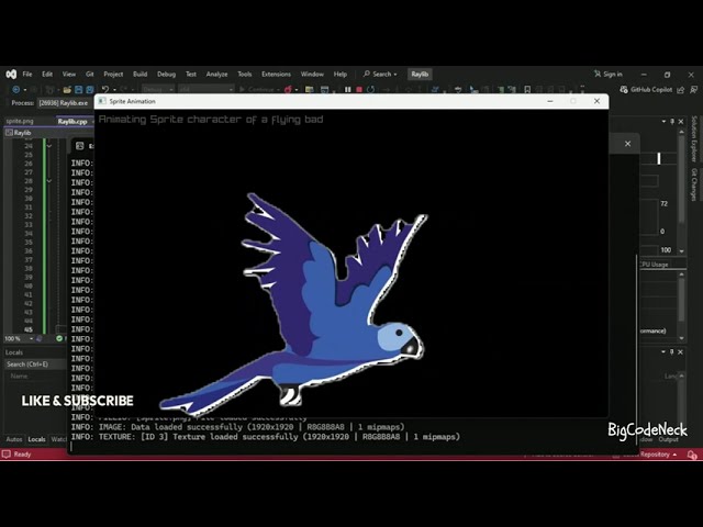 How to Load and Animate a Sprite Character in Raylib: Beginner Tutorial 🎮🕹️