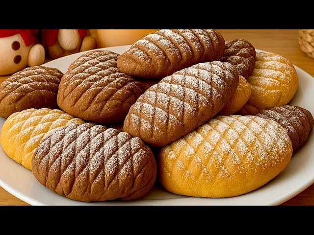 I make these Christmas cookies every year 🎄 They will disappear in 1 minute!