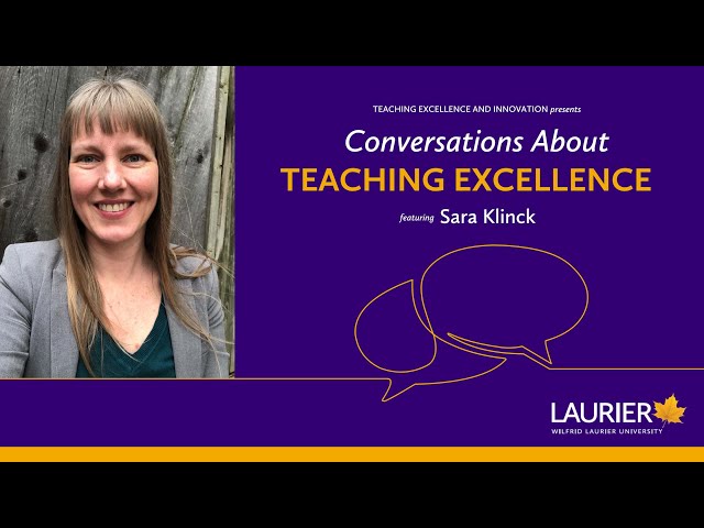 In Conversation with Sara Klinck: Teaching as a Learning Journey