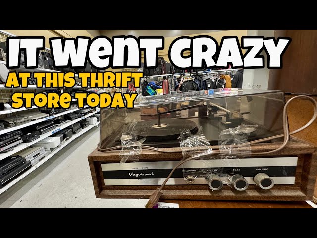 It Got Heated Fast At The Thrift Store Searching for Vintage Electronics 