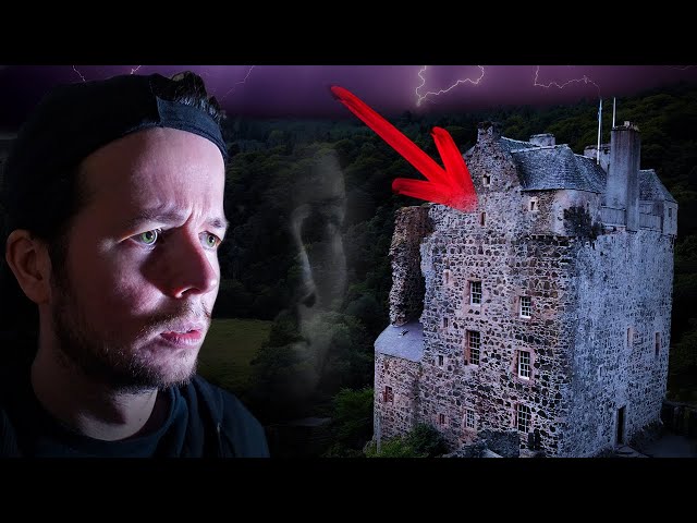 Stuck in HAUNTED Queen Mary Castle Overnight | I SAW HER GHOST!