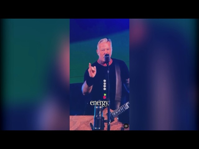 James Hetfield says Metallica concerts aren't a place for politics