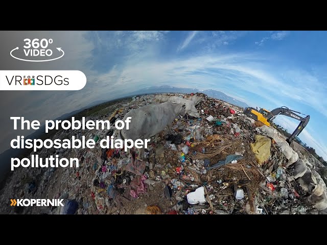 The problem of disposable diaper pollution