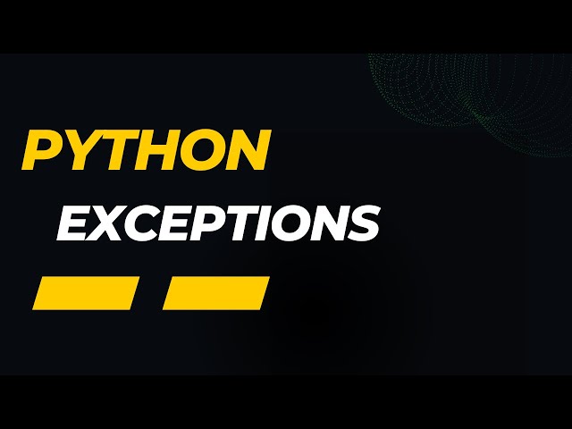 Exception in  python