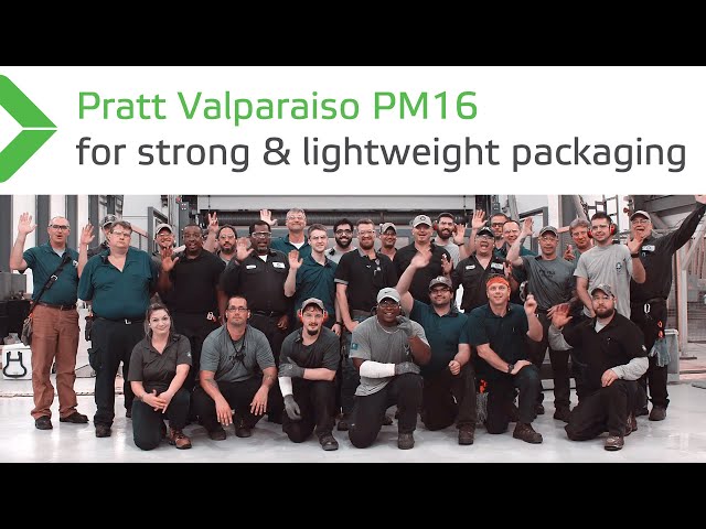 100% recycled containerboard making line at Pratt Industries in the US, Valparaiso