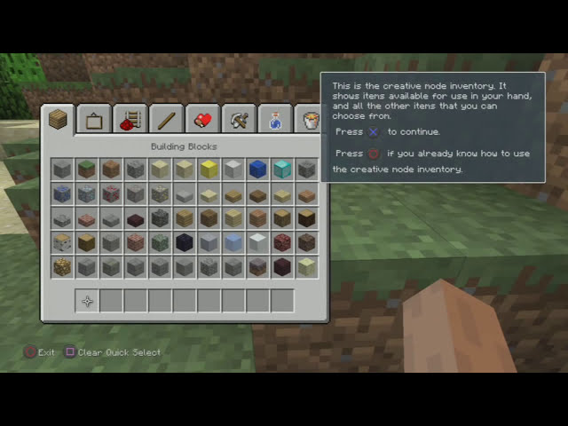 FIRST TIME Playing Minecraft on the PS3 - Gameplay