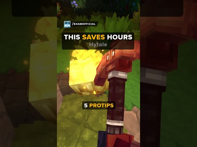 5 PROTIPS That Save HOURS | Hytale😱