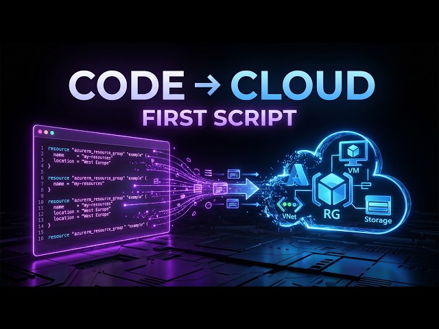 Your First Terraform Script (Create Cloud Infra with Code)