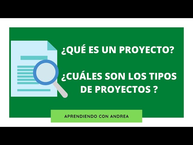 WHAT IS A PROJECT / TYPES OF PROJECTS