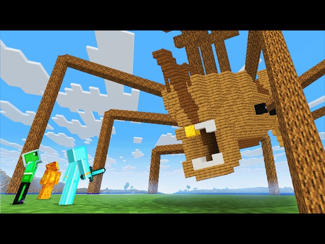 Minecraft but there are Structure Bosses