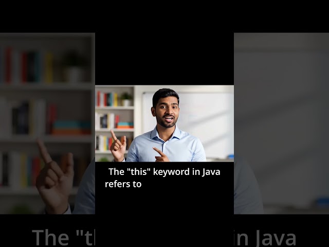 java this keyword in 15 seconds | most asked interview question #shorts #education #motivation #tech