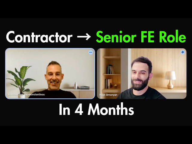 Contractor to Senior Frontend Engineer in 4 Months